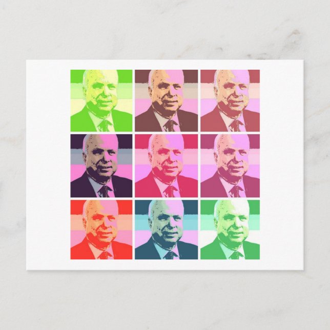 Cartão Postal John McCain (Frente)