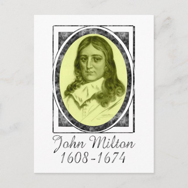 Cartão Postal John Milton (Frente)