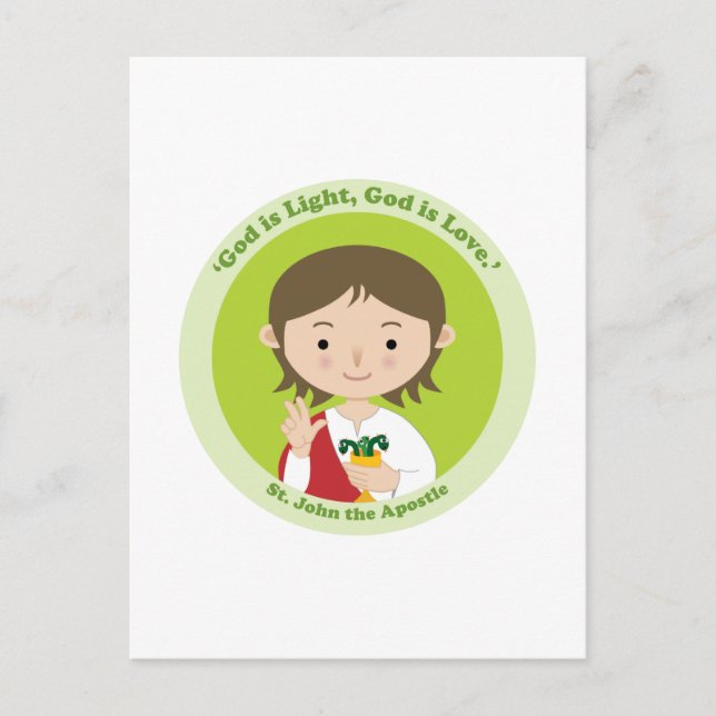 Cartão Postal John, o Apóstolo (Frente)