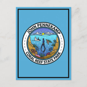 Cartão Postal John Pennekamp Coral Reef State Park Viagem Art