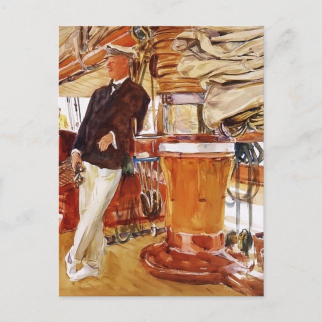 Cartão Postal John Sargent- Capitão Herbert M. Sears (Frente)