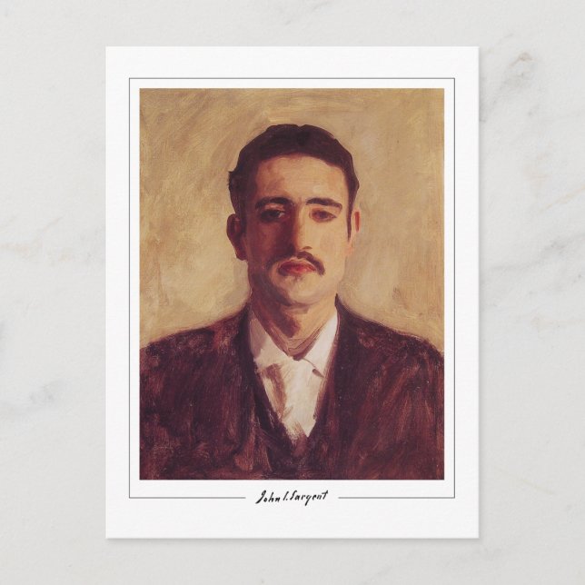 Cartão Postal John Singer Sargent #107-2 - Belas Artes (Frente)