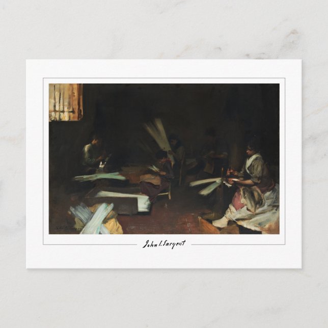 Cartão Postal John Singer Sargent #14-2 - Belas Artes (Frente)