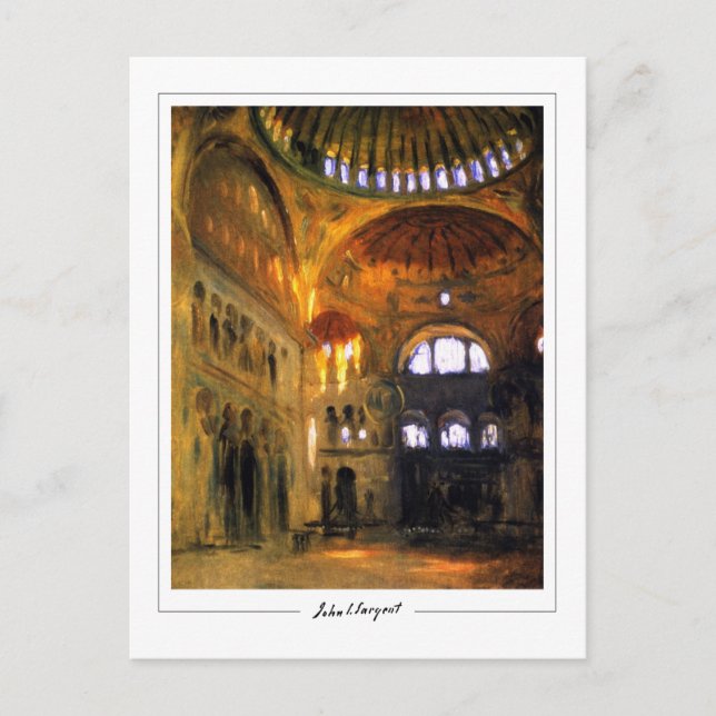 Cartão Postal John Singer Sargent #163-2 - Belas Artes (Frente)