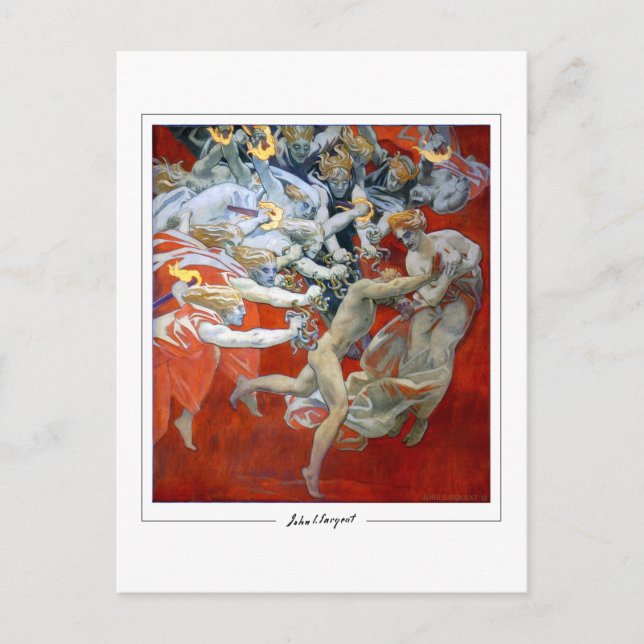 Cartão Postal John Singer Sargent #167-2 - Arte fina (Frente)