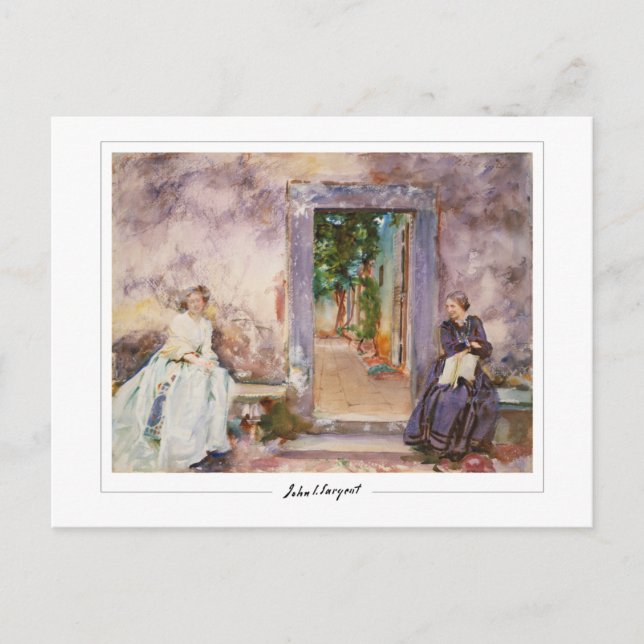 Cartão Postal John Singer Sargent #171-2 - Belas Artes (Frente)