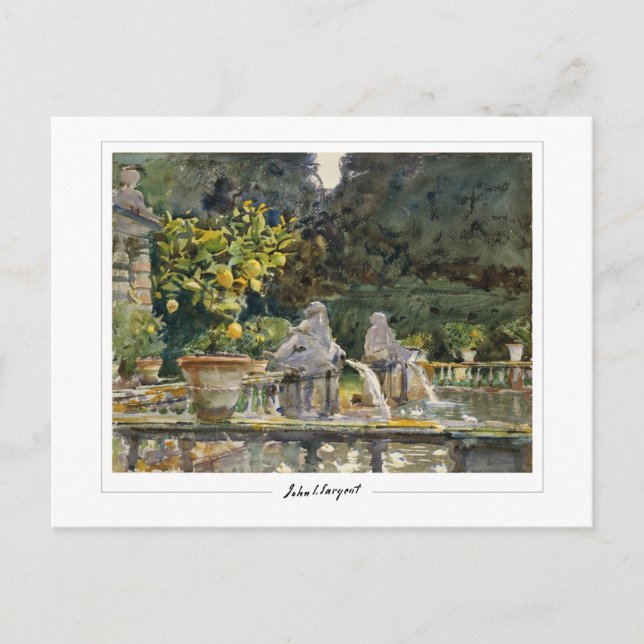 Cartão Postal John Singer Sargent #20 - Belas Artes (Frente)