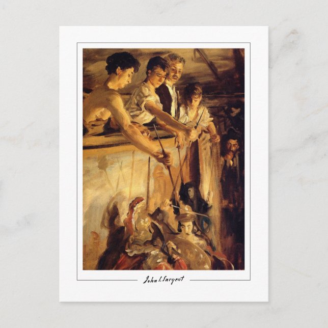 Cartão Postal John Singer Sargent #215-2 - Belas Artes (Frente)