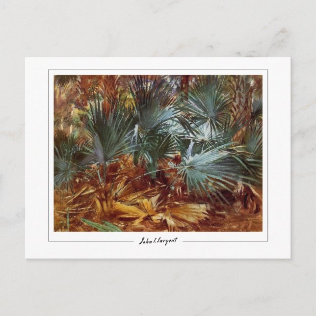 Cartão Postal John Singer Sargent 410-2 - Belas Artes (Frente)