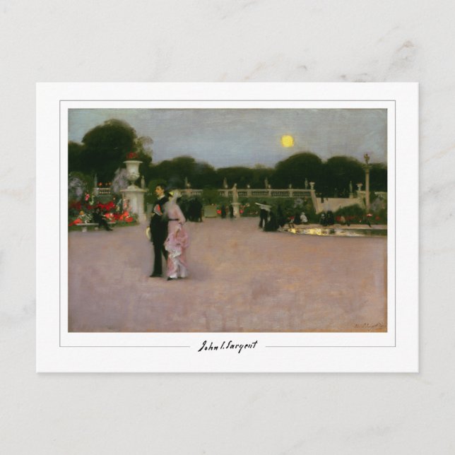 Cartão Postal John Singer Sargent #5-2 - Belas Artes (Frente)