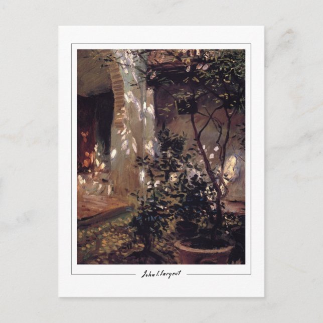 Cartão Postal John Singer Sargent #74-2 - Belas Artes (Frente)