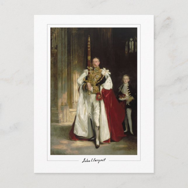 Cartão Postal John Singer Sargent #7-2 - Belas Artes (Frente)