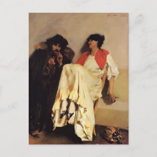 Cartão Postal John Singer Sargent - A Matança De Enxofre (Frente)