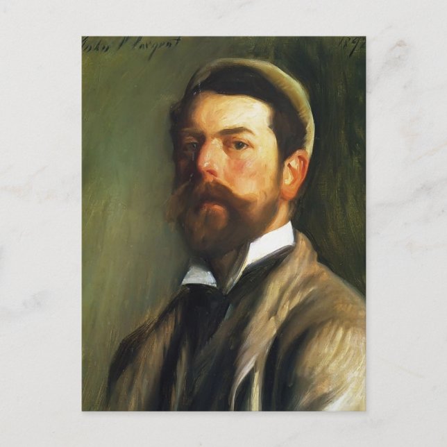 Cartão Postal John Singer Sargent- Autorretrato (Frente)