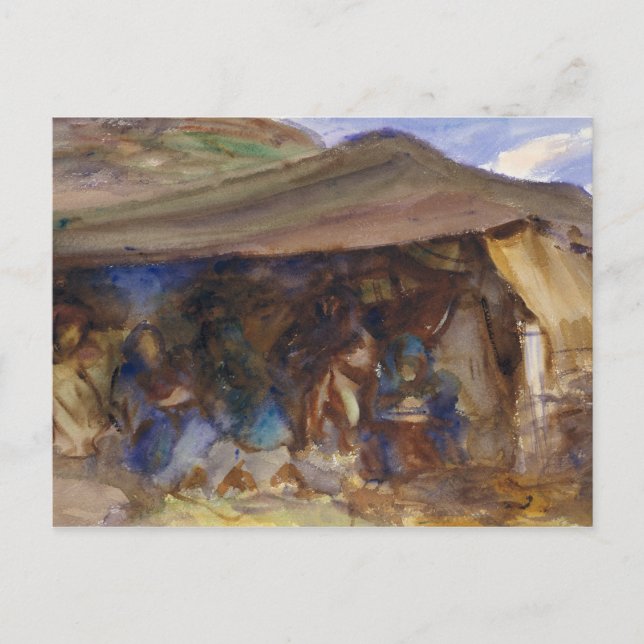 Cartão Postal John Singer Sargent - Bedouin Tent (Frente)