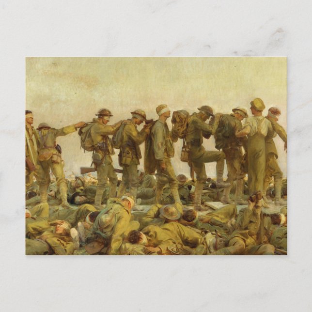 Cartão Postal John Singer Sargent - Gassed (Frente)