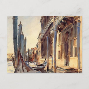 Cartão Postal John Singer Sargent- Grande Canal, Veneza