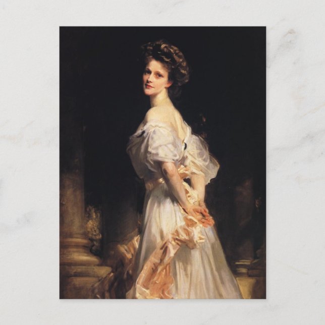 Cartão Postal John Singer Sargent - Nancy Astor (Frente)