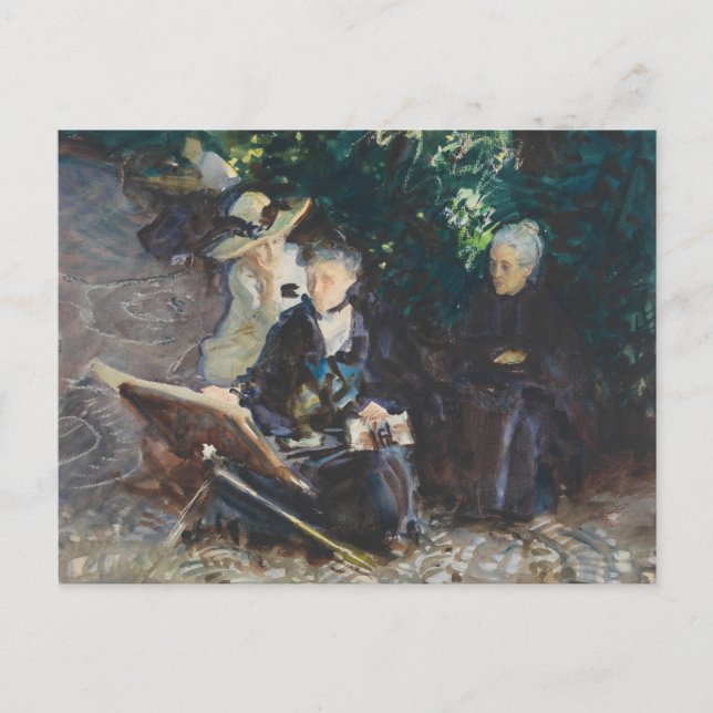 Cartão Postal John Singer Sargent - No Generalheiro (Frente)