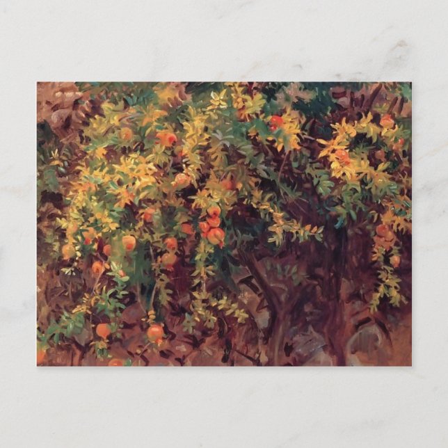 Cartão Postal John Singer Sargent- Pomegranates (Frente)