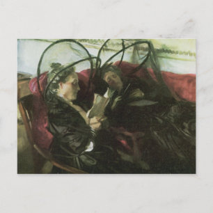 Cartão Postal John Singer Sargent - Redes mosquiteiras