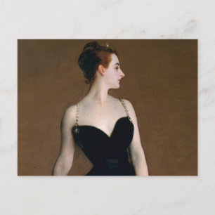 Cartão Postal John Singer Sargent Retrato de Madame X Mal-humora