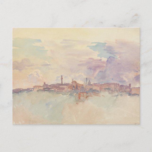 Cartão Postal John Singer Sargent - Siena (Frente)