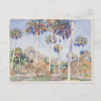 Cartão Postal John Singer Sargent Watercolor - Palms