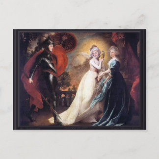 Cartão Postal John Singleton Copley - O Cavaleiro da Cruz Vermel