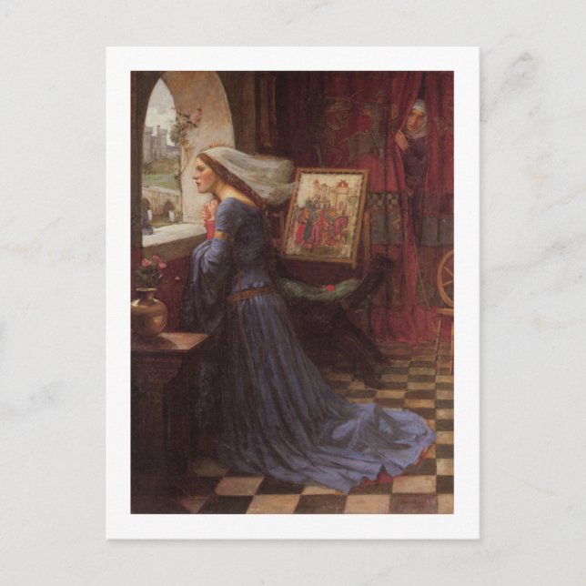 Cartão Postal John W Waterhouse - Fair Rosamund (1917) (Frente)