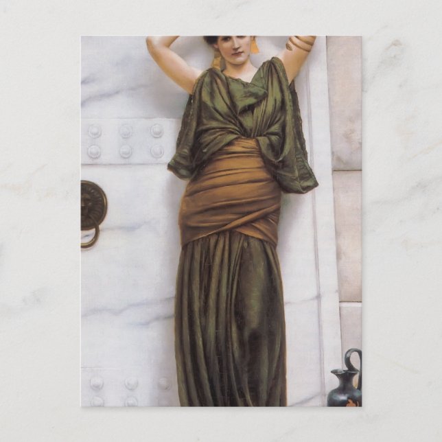 Cartão Postal John William Godward- Ianthe (Frente)