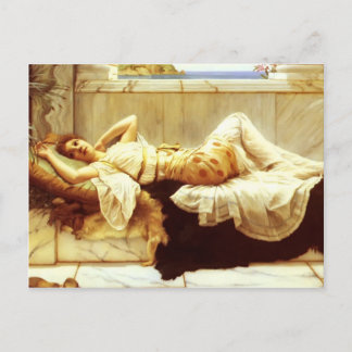 Cartão Postal John William Godward- Liegende