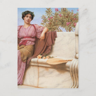 Cartão Postal John William Godward - Tranquilidade