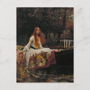 Cartão Postal John William Waterhouse - A Dama de Shalott