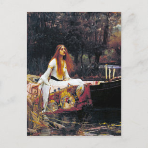 Cartão Postal John William Waterhouse A Senhora De Shalott