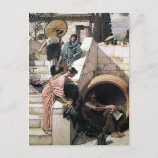 Cartão Postal John William Waterhouse - Diogenes
