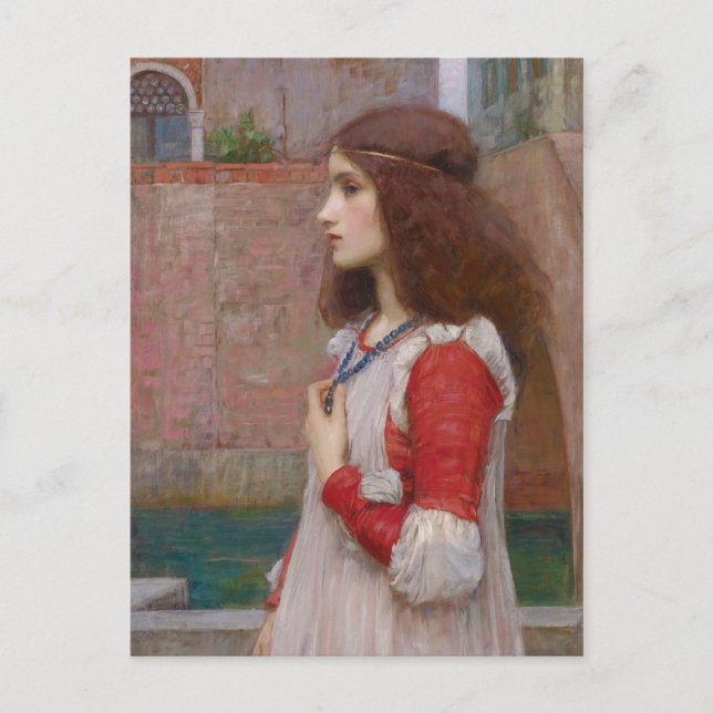 Cartão Postal John William Waterhouse Juliet Shakespeare CC1100 (Frente)