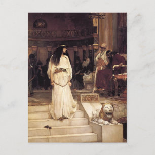 Cartão Postal John William Waterhouse - Mariamne Saindo