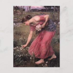 Cartão Postal John William Waterhouse- Narcissus