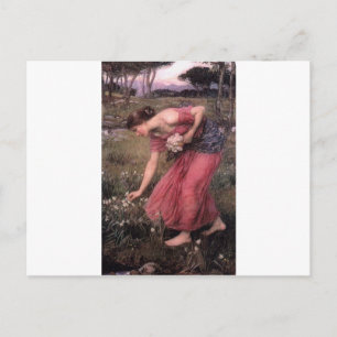 Cartão Postal John William Waterhouse - Narcissus - Belas Artes