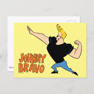 Cartão Postal Johnny Bravo Flexing