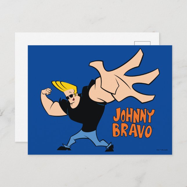 Cartão Postal Johnny Bravo Iconic Pose (Frente/Verso)