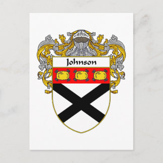 Cartão Postal Johnson Casaco de Braços (Mantled)