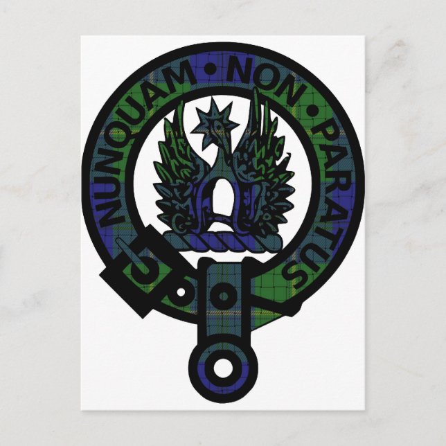 Cartão Postal Johnstone Clan Crest (Frente)