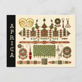 Cartão Postal Joias das Pessoas Kabyle na Argélia
