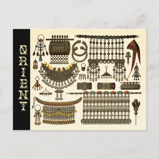 Cartão Postal Joias do Oriente (Frente)