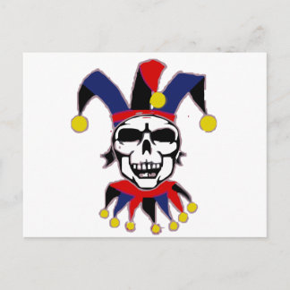 Cartão Postal Joker Skull