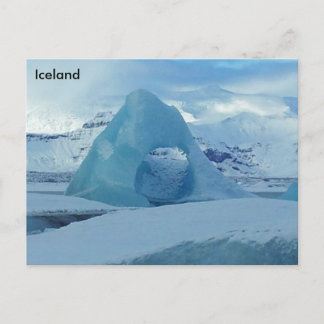 Cartão Postal Jökulsárlón Glacier Lagoon, Islândia