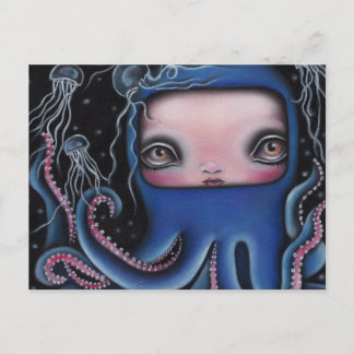 Cartão Postal Jolenta Octopus Girl