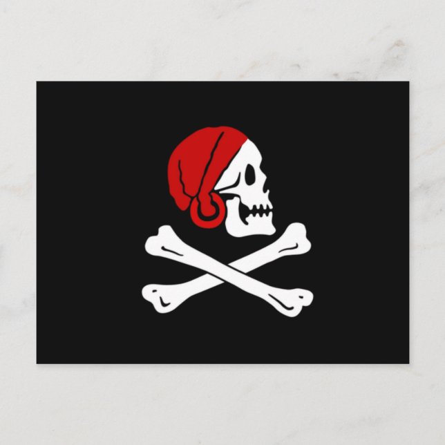 Cartão Postal Jolly Roger (Frente)